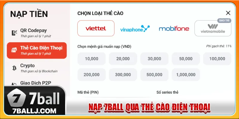 Giao dịch qua thẻ cào điện thoại cực tiện lợi từ 4 nhà mạng