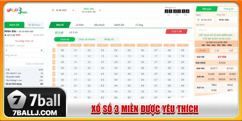 Lô đề truyền thống 3 miền được yêu thích hàng đầu
