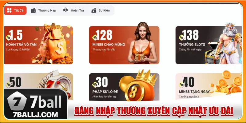 Truy cập liên tục để cập nhật sớm khuyến mãi dành cho bạn
